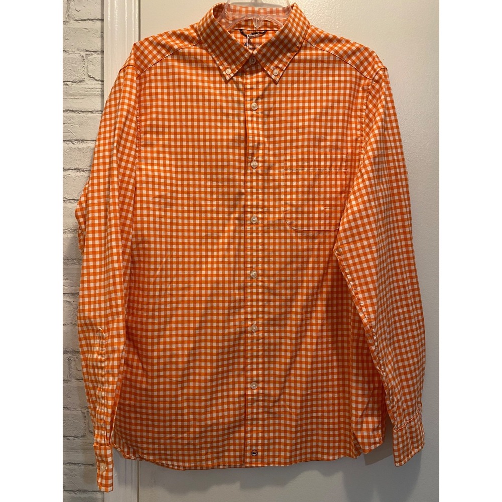 Vineyard Vines new OTG Men M Check On The Go Performance Nylon Shirt Stretch